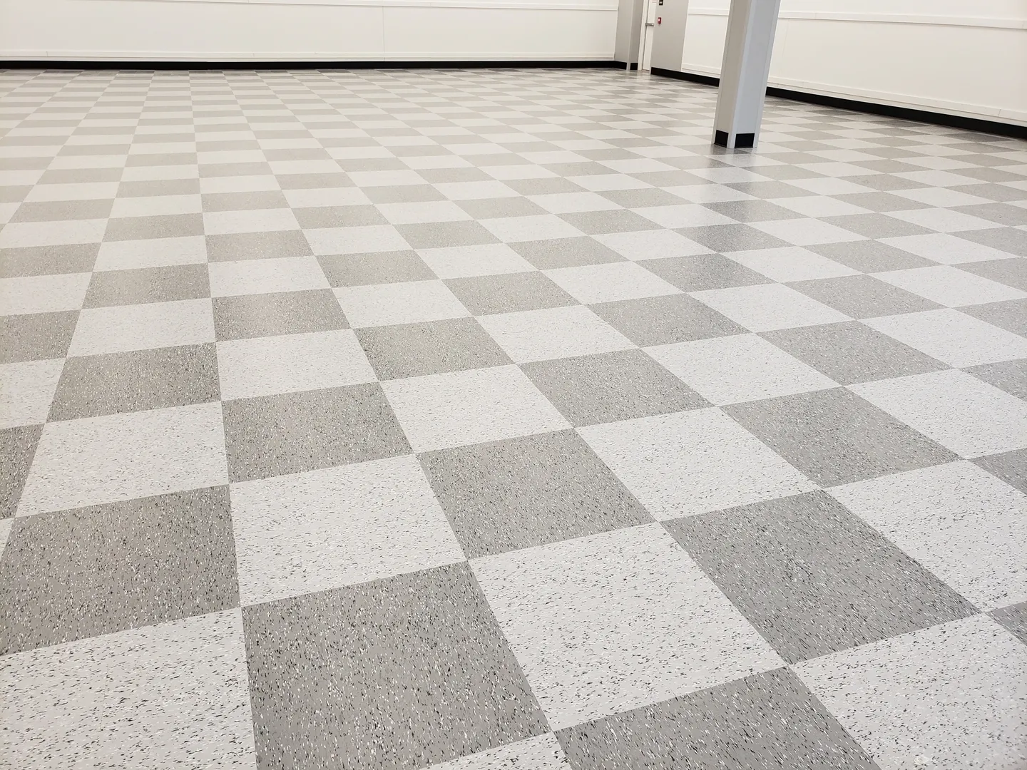a checkered flooring